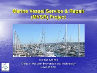 Marine Vessel Service &amp; Repair (MVSR) Project