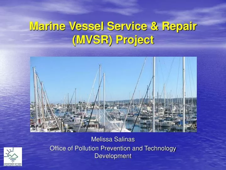 marine vessel service repair mvsr project