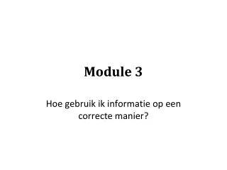 module 3