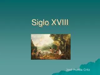 siglo xviii