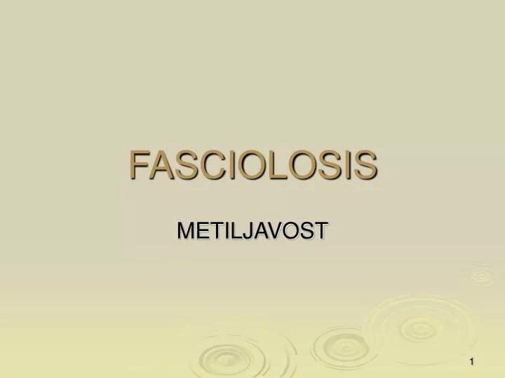 fasciolosis