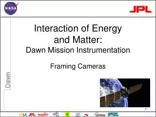 Interaction of Energy and Matter: Dawn Mission Instrumentation