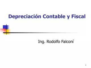 depreciaci n contable y fiscal