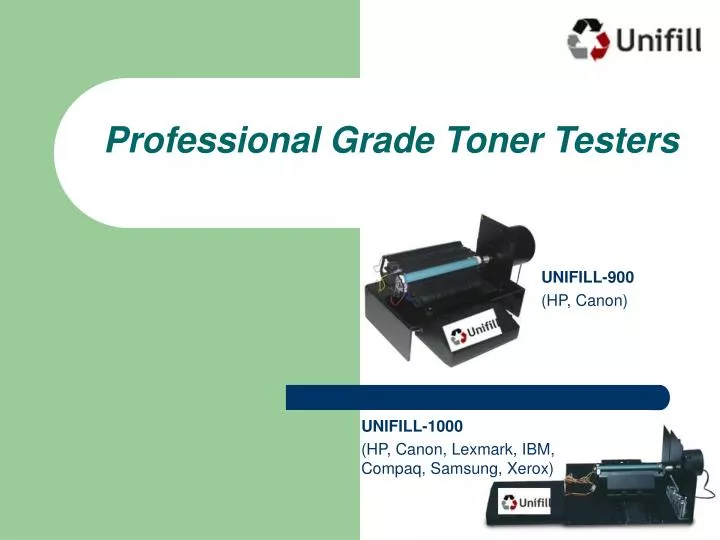 professional grade toner testers