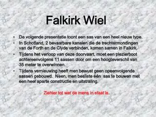 falkirk wiel