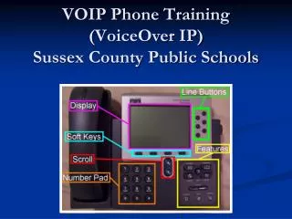 VOIP Phone Training ( VoiceOver IP) Sussex County Public Schools