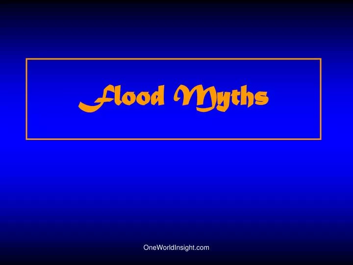 flood myths