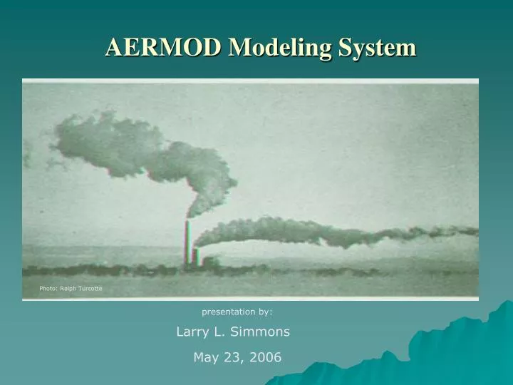 aermod modeling system