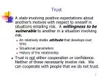 Trust - slide 1