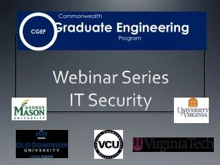 Webinar Series IT Security