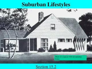 Suburban Lifestyles
