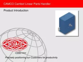 CAMCO Cambot Linear Parts Handler