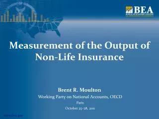 Measurement of the Output of Non-Life Insurance