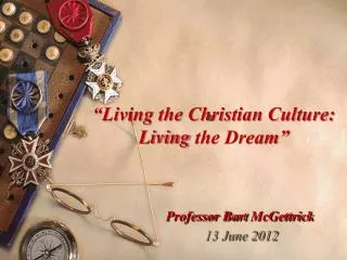Professor Bart McGettrick 13 June 2012