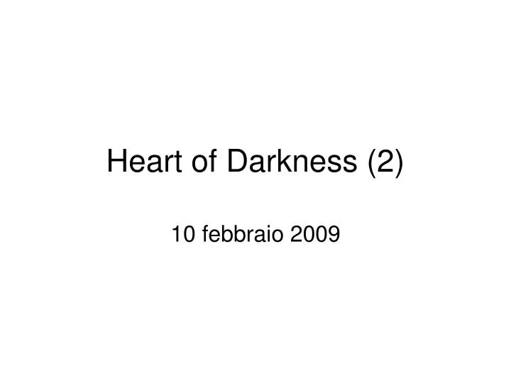 heart of darkness 2