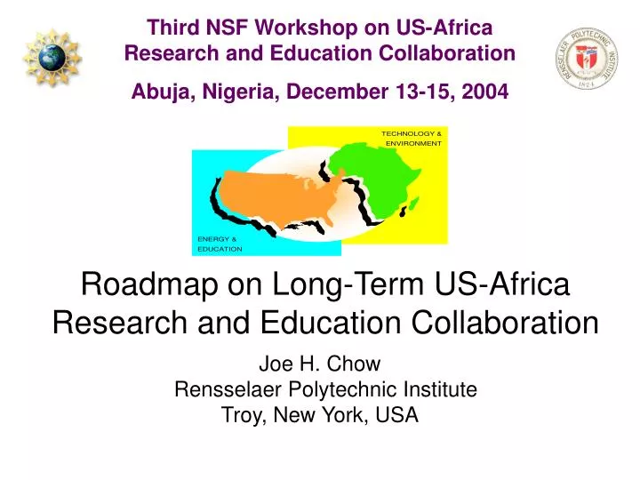 roadmap on long term us africa research and education collaboration
