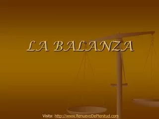 la balanza