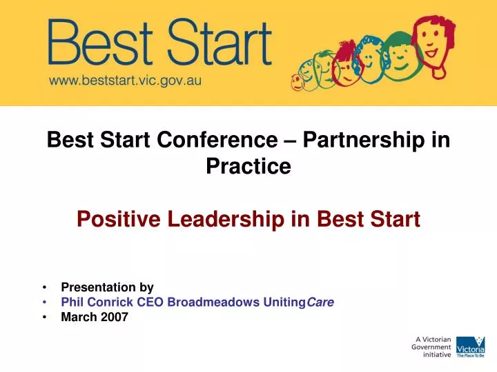 best start conference partnership in practice positive leadership in best start