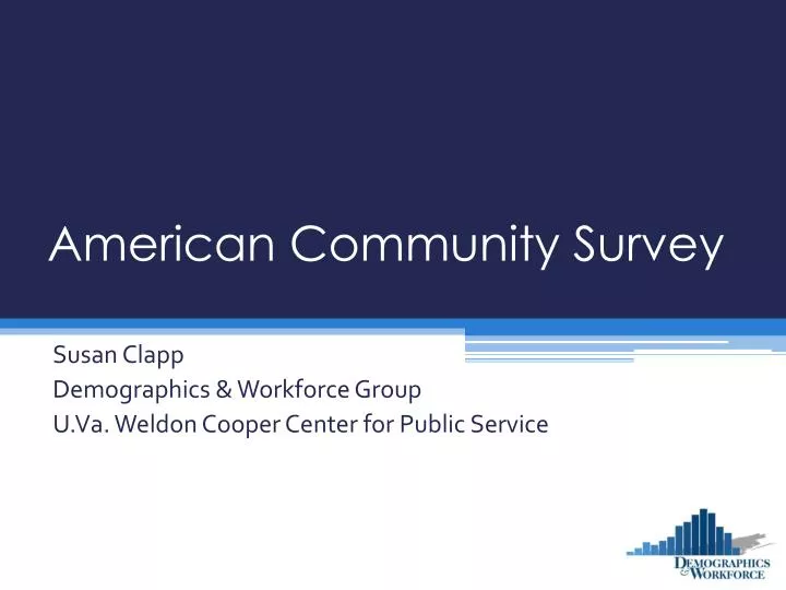 american community survey
