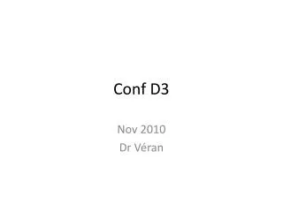 conf d3
