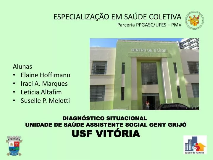 especializa o em sa de coletiva parceria ppgasc ufes pmv