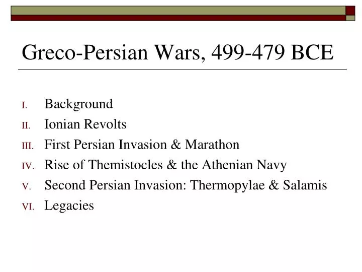 greco persian wars 499 479 bce