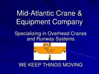 Mid-Atlantic Crane &amp; Equipment Company