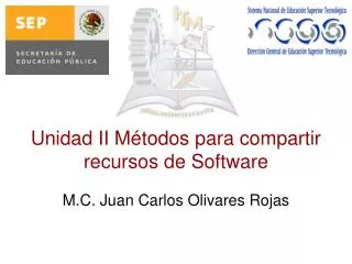 unidad ii m todos para compartir recursos de software