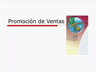 promoci n de ventas