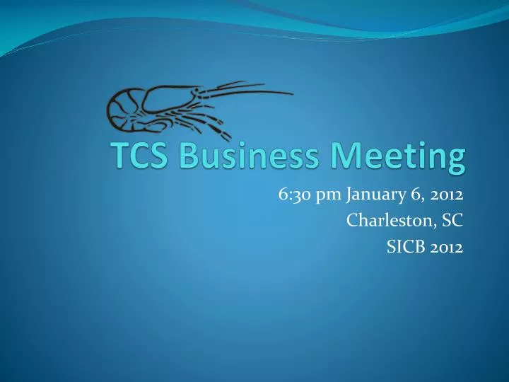 tcs business meeting