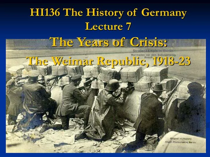 hi136 the history of germany lecture 7