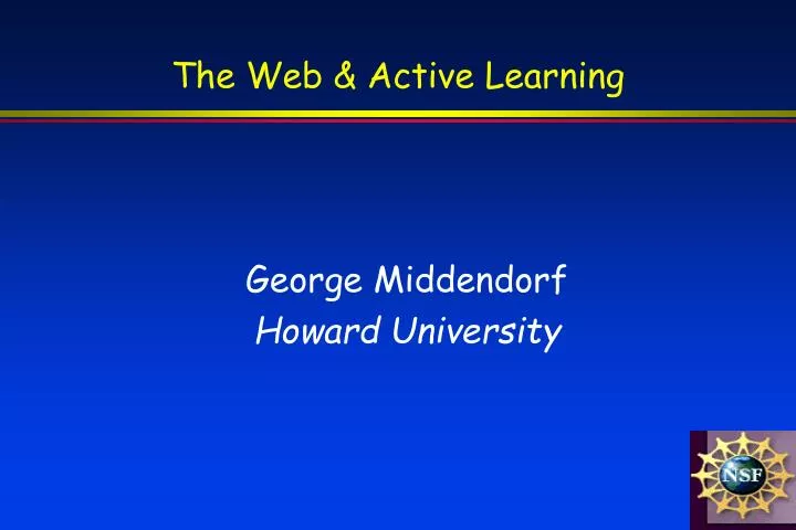 the web active learning