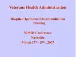 Veterans Health Administration - slide 1