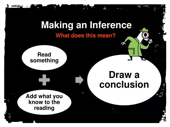 making an inference