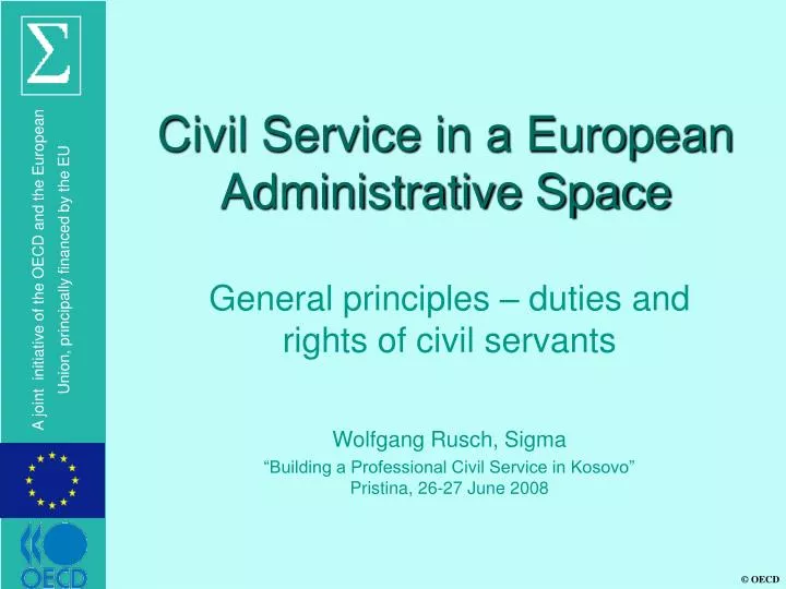 civil service in a european administrative space