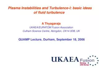 Plasma Instabilities and Turbulence-I: basic ideas of fluid turbulence