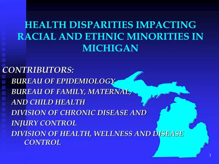 health disparities impacting racial and ethnic minorities in michigan