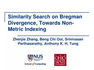 Similarity Search on Bregman Divergence, Towards Non-Metric Indexing