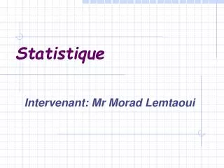 statistique