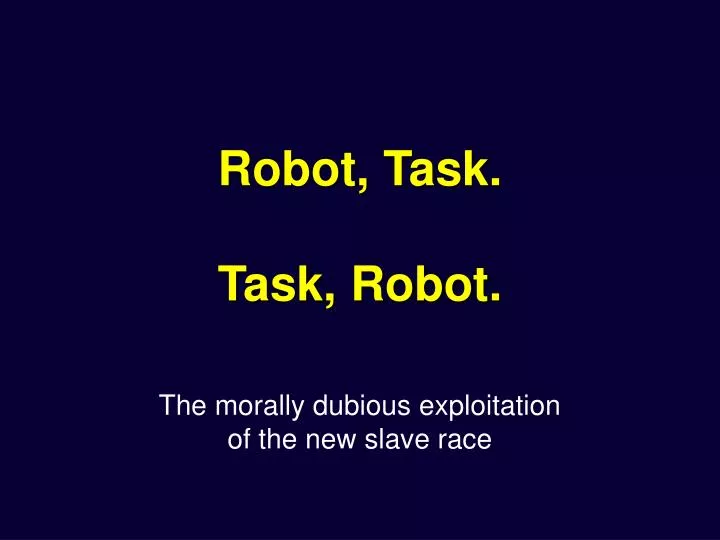 robot task task robot