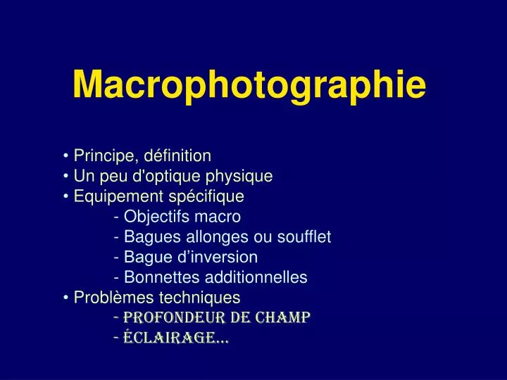 macrophotographie