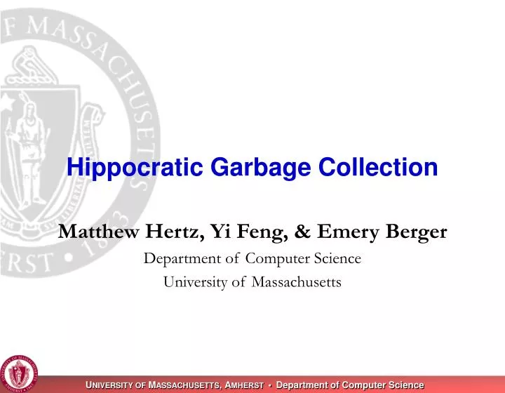 hippocratic garbage collection