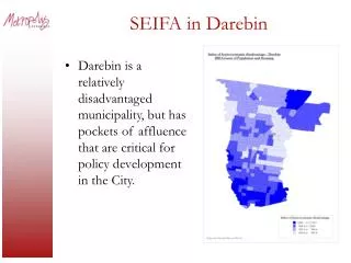 SEIFA in Darebin