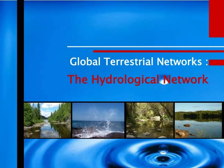 global terrestrial networks the hydrological network