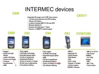 INTERMEC devices