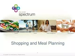 Shopping and Meal Planning