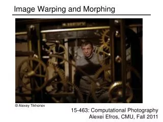 Image Warping and Morphing