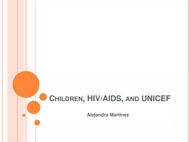 children hiv aids and unicef