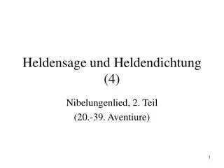 heldensage und heldendichtung 4