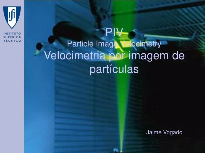 piv particle image velocimetry velocimetria por imagem de part culas